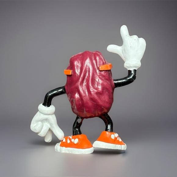 California Raisins Calrab 1987 Orange Shoes And Sunglasses Figurine GUC Vintage - Picture 2 of 3